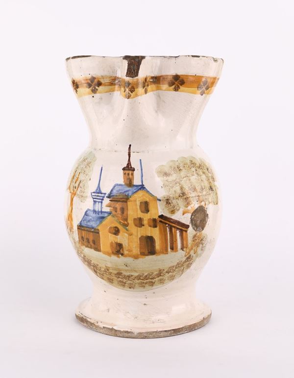 Antica cannata in maiolica, Sicilia