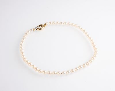 Collana di Perle, Oro e Brillanti