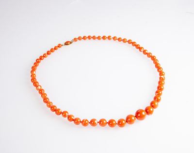 Collana in Oro e Corallo