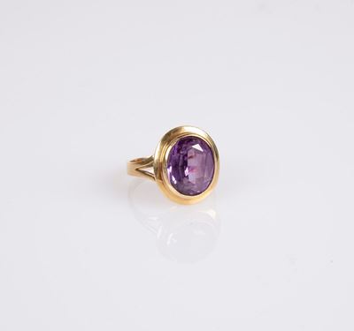 Anello in Oro e Ametista