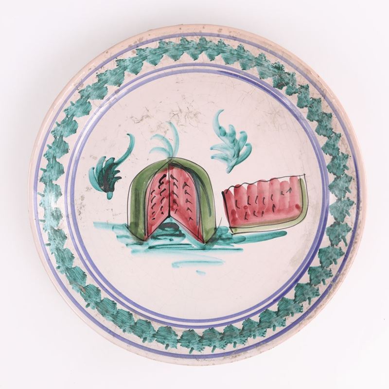 Grande Piatto in Ceramica, Sicilia