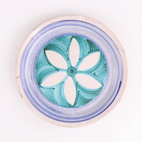 Grande piatto in ceramica, Sicilia