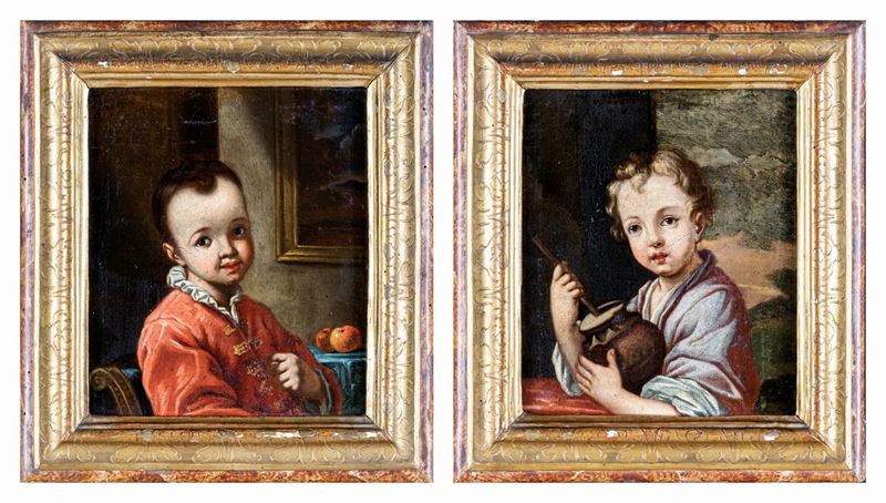 Antonio Amorosi - A) Fanciullo con Zagola B) Fanciullo con Uva