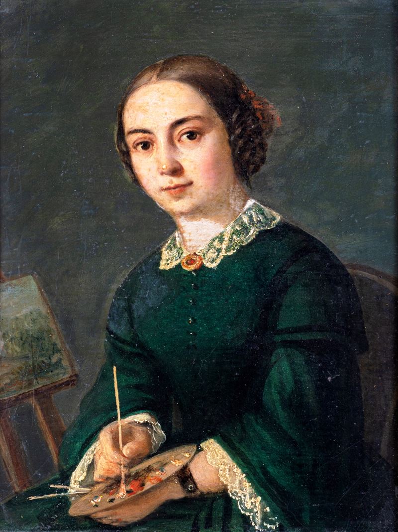 Autoritratto di pittrice