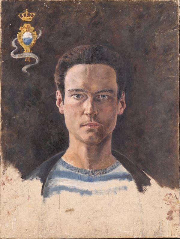 Pittore del XX secolo - Ritratto di giovane