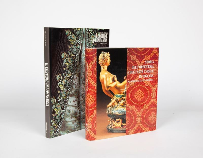 G. Cantelli. Storia Dell'oreficeria e Dell'arte Tessile in Toscana - G. Butazzi. il Costume in Lo...