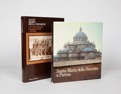 B. Adorni. Santa Maria della Steccata a Parma - A. Paredi. Santa Maria della Passione a Milano