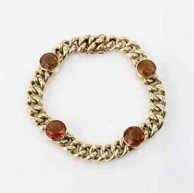 Bracciale in Oro e Quarzi Citrini