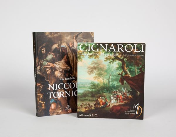 Due monografie d'arte: Alberto Cottino. Cignaroli La seduzione del paesaggio - Rita Randolfi. Nicolò Tornioli
