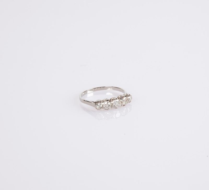 Anello Decò a Riviera in Oro