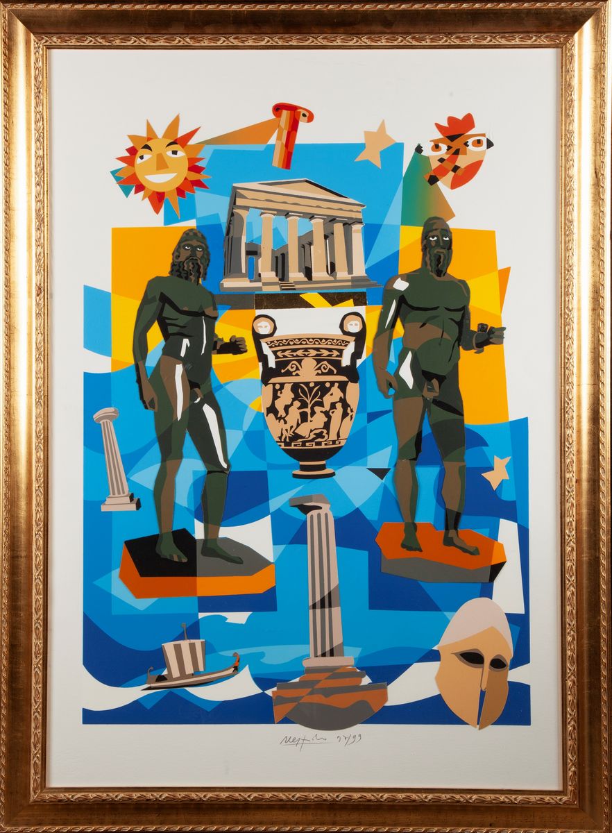 Ugo Nespolo - I Bronzi di Riace