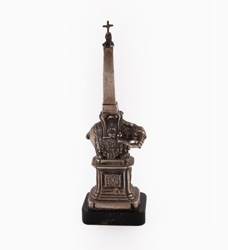 Modello Dell'obelisco della Minerva in Argento 925