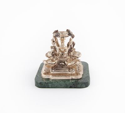 Modello della Fontana delle Tartarughe in Piazza Mattei a Roma