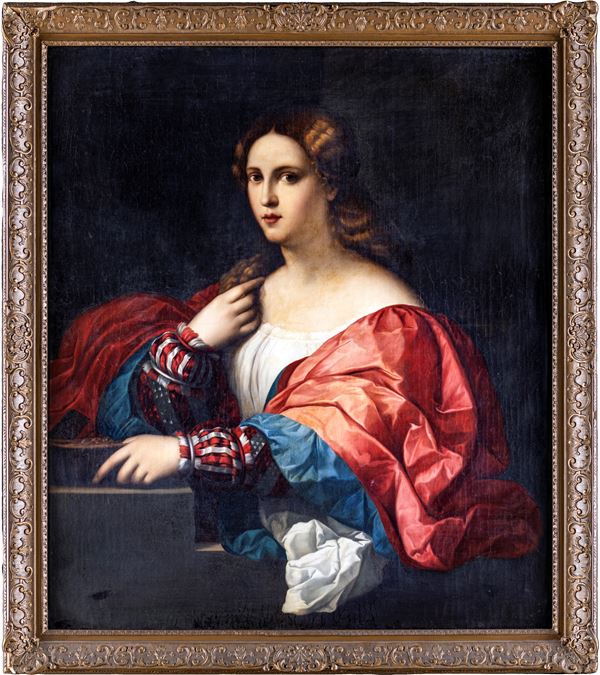 Scuola veneta del XVIII secolo - Ritratto di donna detta "La Bella"