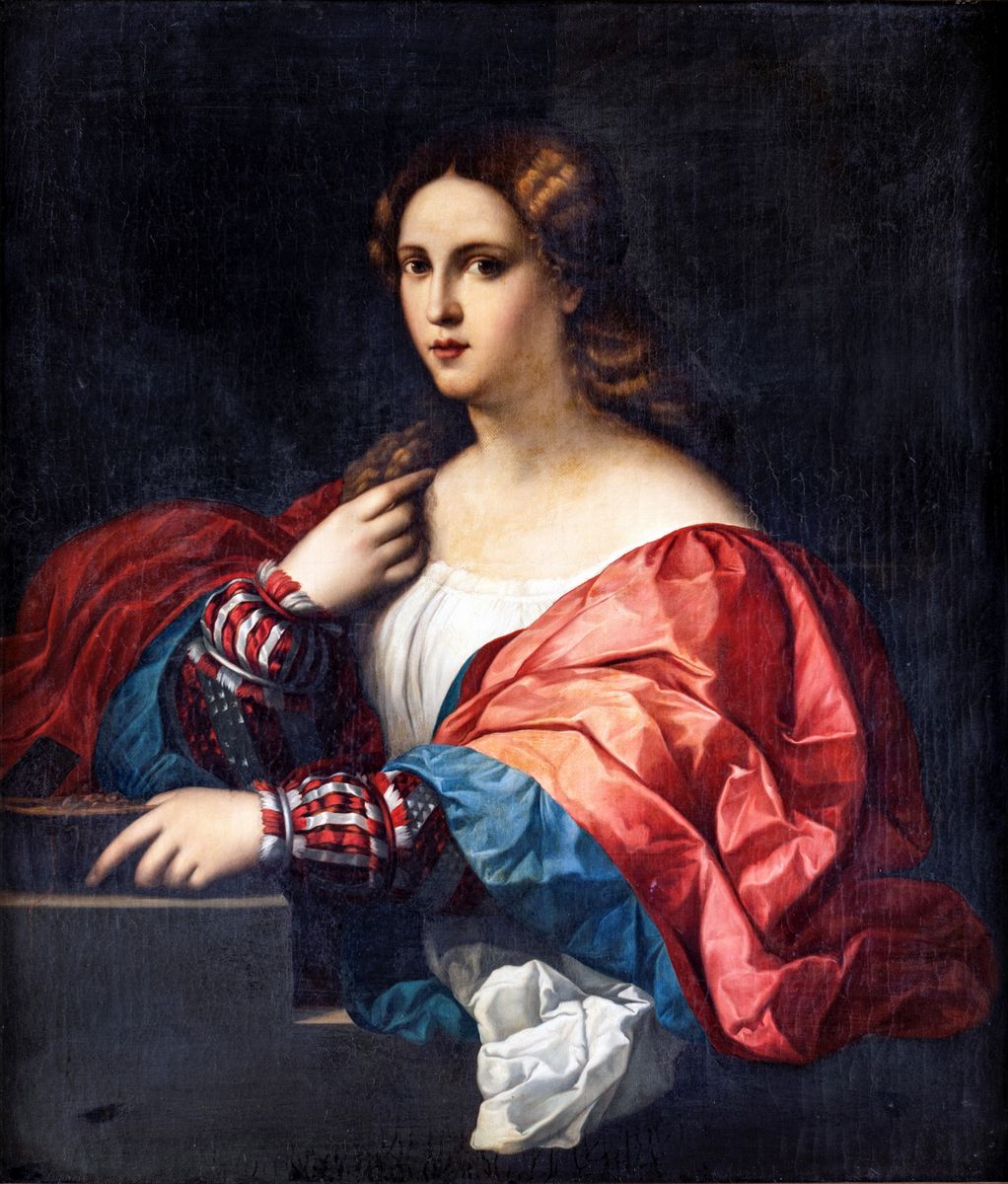 Scuola Veneta del XVIII Secolo - Ritratto di Donna Detta "la Bella"