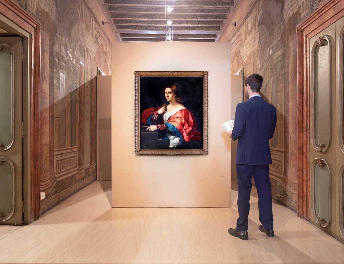 Scuola Veneta del XVIII Secolo - Ritratto di Donna Detta "la Bella"