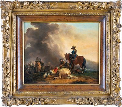 Battaglia con Cavaliere Disarcionato e Feriti