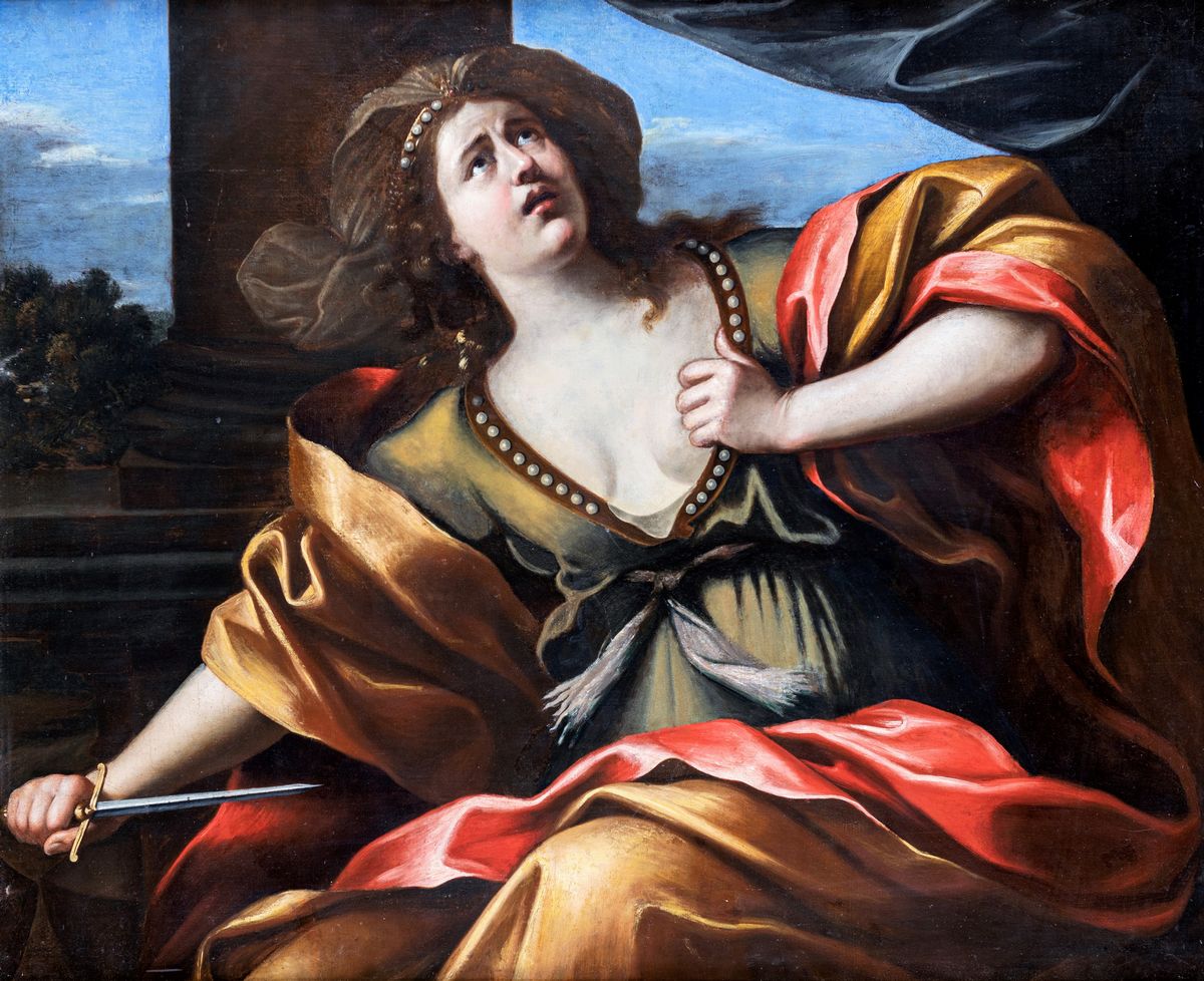 Pittore Napoletano del XVII Secolo - Lucrezia