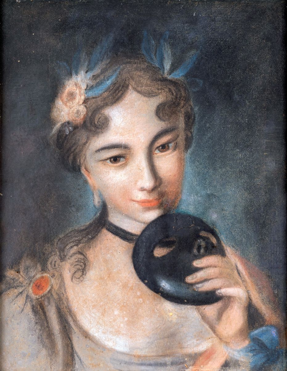 Scuola Veneziana del XVIII Secolo - Ritratto di Dama