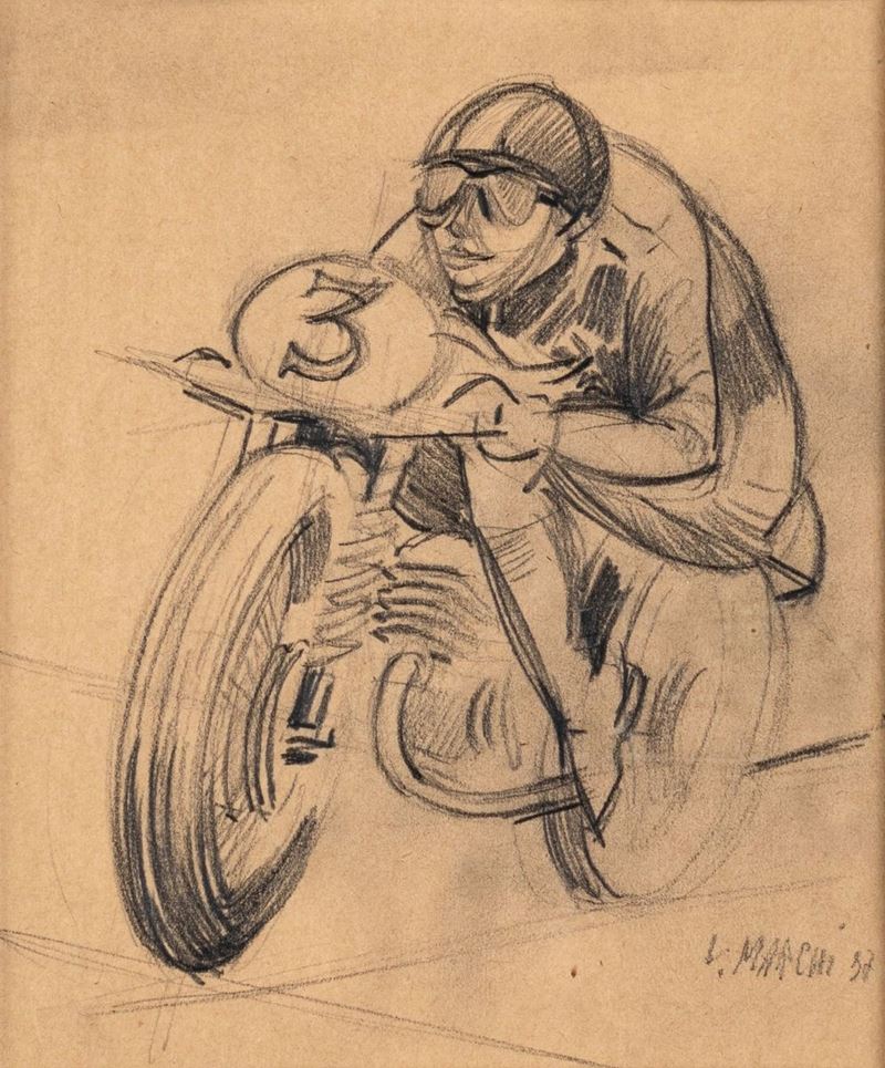 Virgilio Marchi - Motociclista