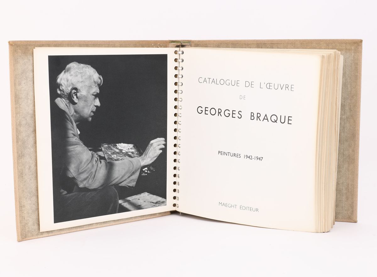 Catalogue De L'oeuvre De Georges Braque, Peintures 1942-1947. Galerie Maeght