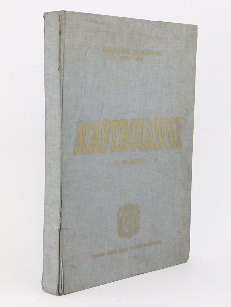 Salvatore Quasimodo. Mastroianni il Ritratto. con Dedica Autografa del Maestro Umberto Mastroiann...