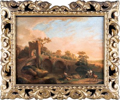 Veduta di Paesaggio con Ponte