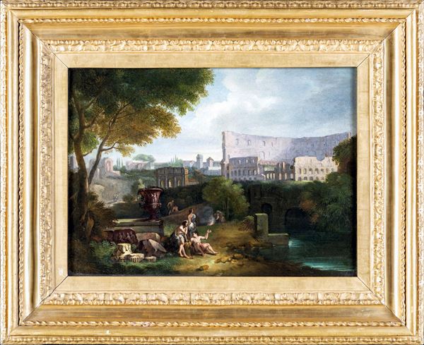 Jan Franz van Bloemen - Veduta del Colosseo