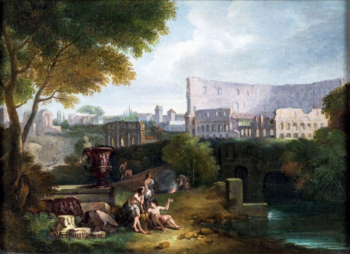 Jan Franz Van Bloemen - Veduta del Colosseo