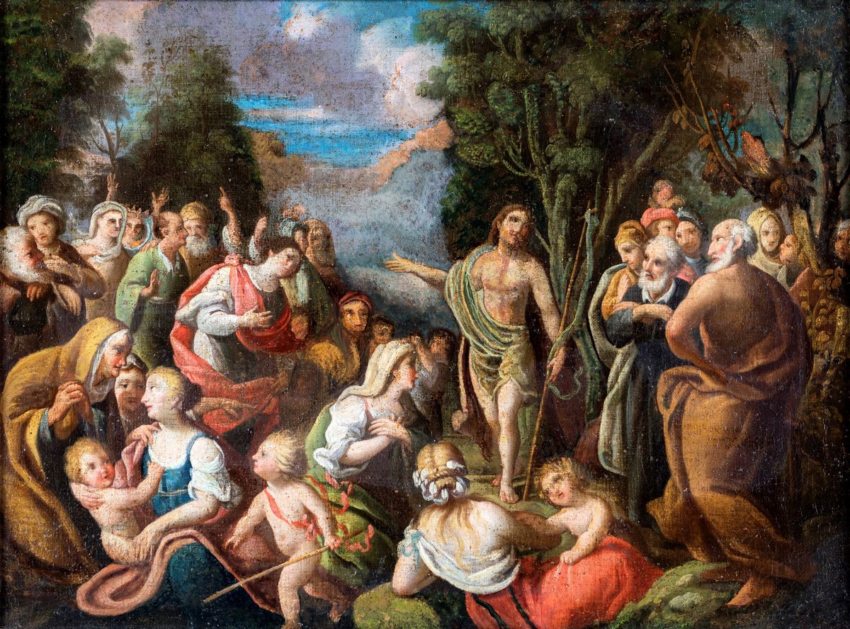 Scuola Romana del XVII Secolo - Cristo Risorto