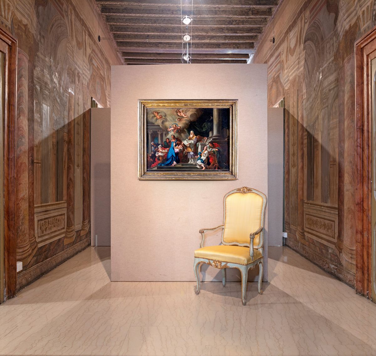 Scuola Napoletana del XVIII Secolo - Presentazione al Tempio