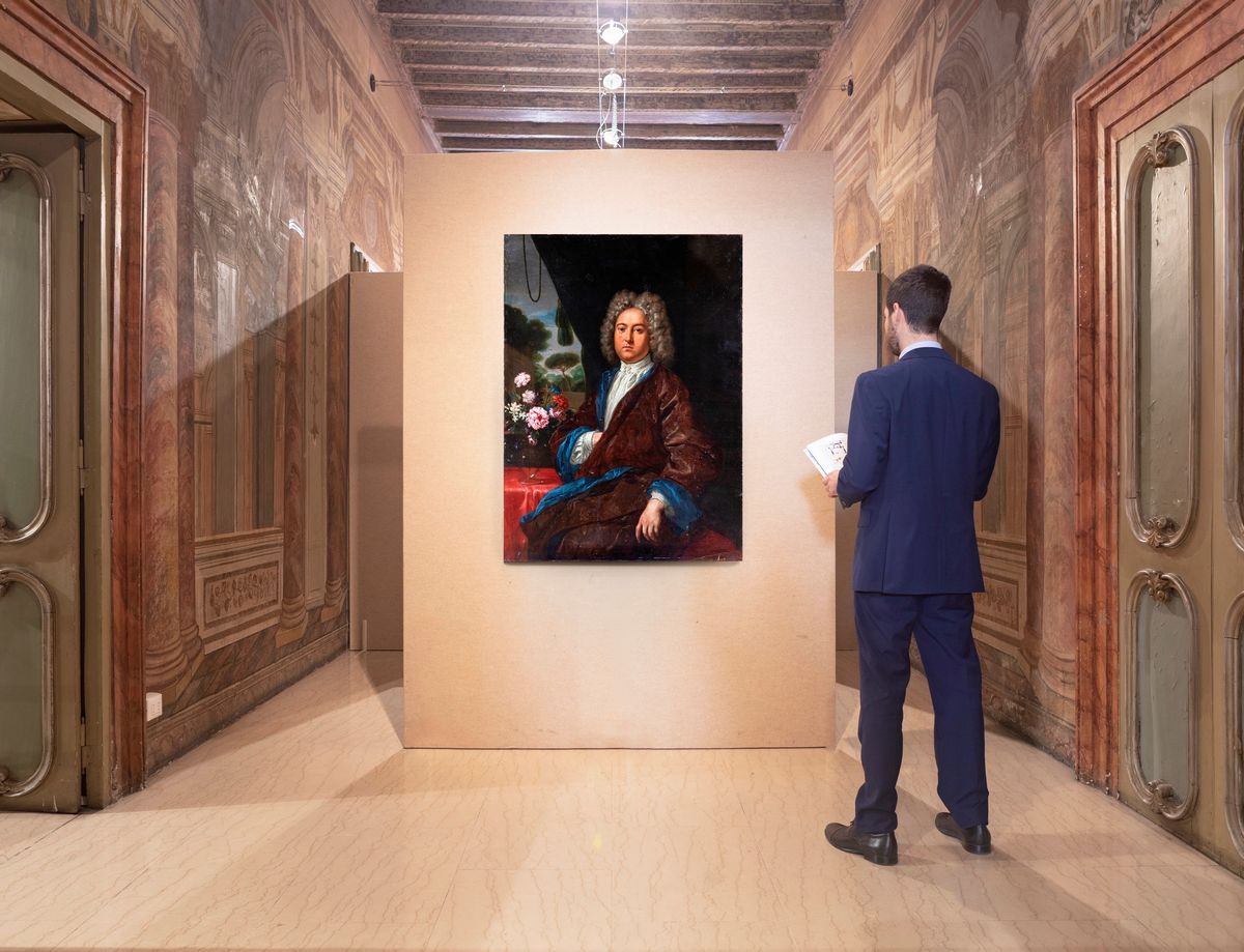 Pittore Francese del XVIII Secolo - Ritratto di Nobile