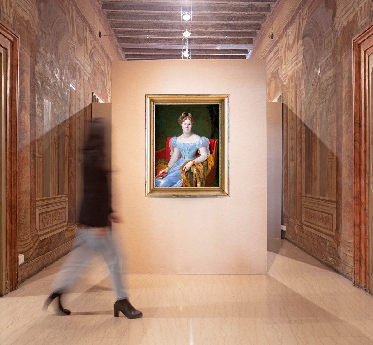 Pittore del XIX Secolo - Ritratto di Gentildonna