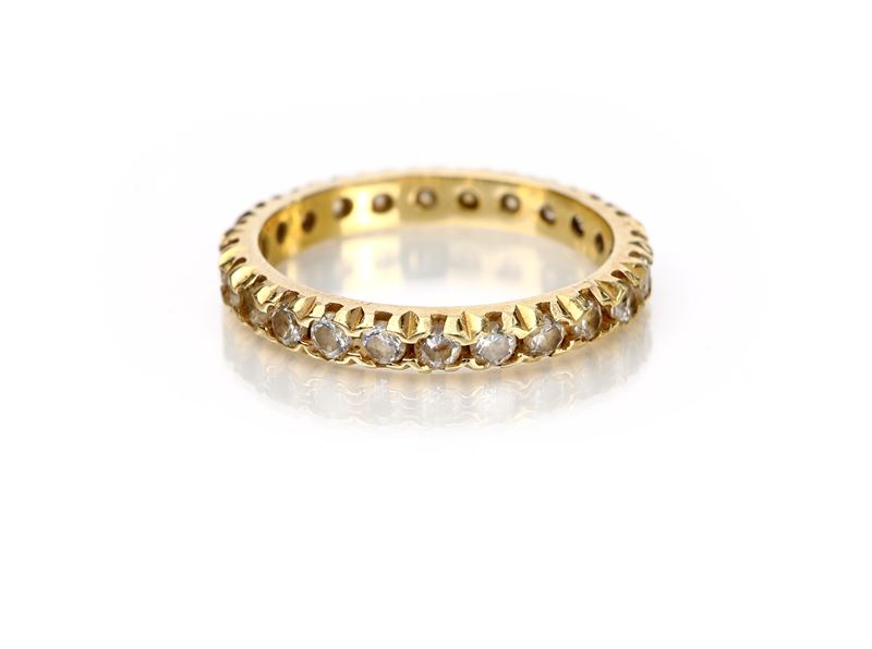 Anello a Riviera Eternelle in Oro e Brillanti