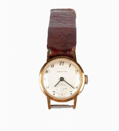 Zenith - Piccolo Orologio da Polso a Carica Manuale da Donna in Oro 18kt
