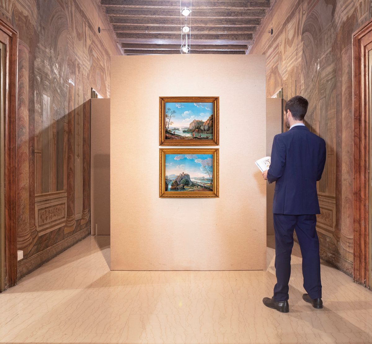 Pittore del XIX Secolo - Vedute di Lago