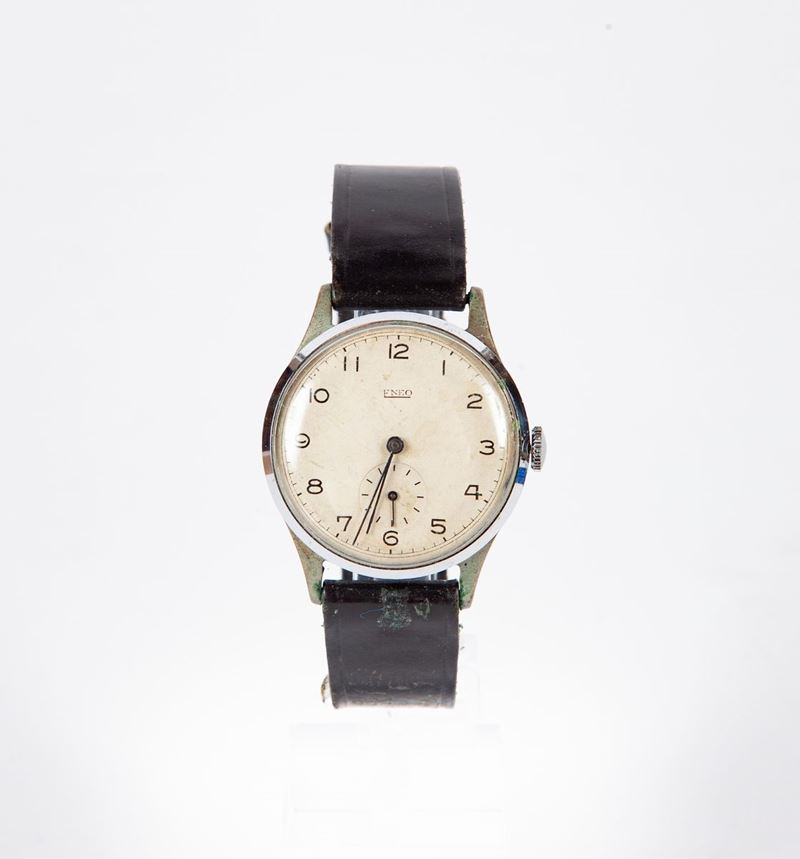 Eneo - Orologio da Polso a Carica Manuale da Uomo in Acciaio. Anni '50