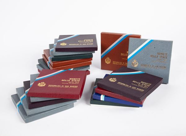 19 Serie complete 1972-1980 San Marino
