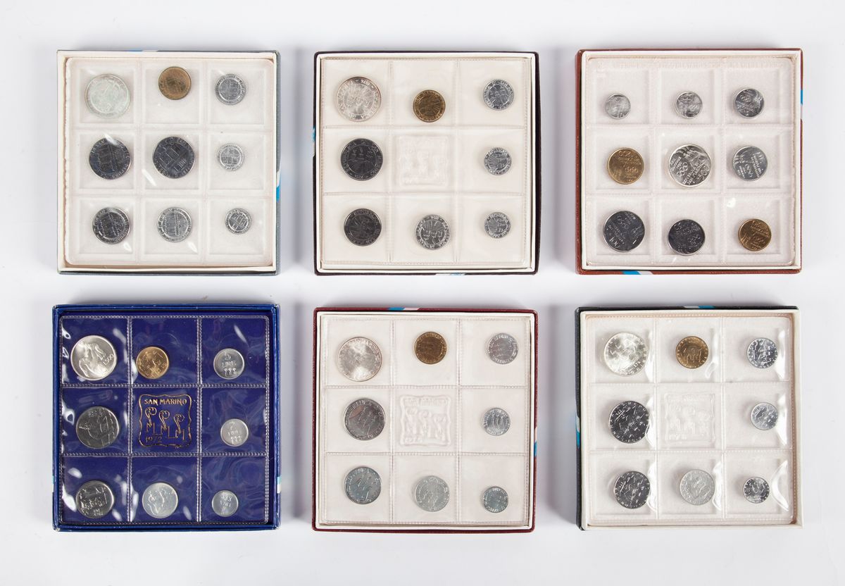 19 Serie Complete 1972-1980 San Marino