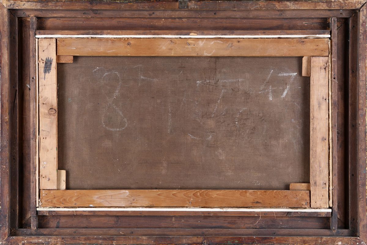 Scuola Veneta del XVIII Secolo - Veduta di Venezia con Santa Maria della Salute