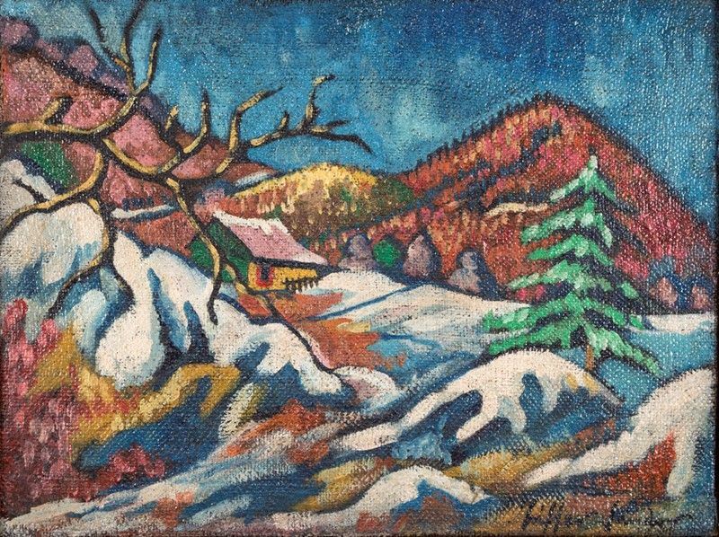 Sandor Ziffer - Paesaggio Invernale