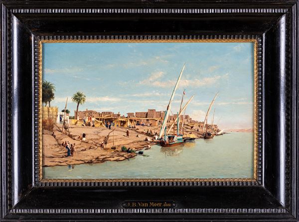 Villaggio ai bordi del Nilo