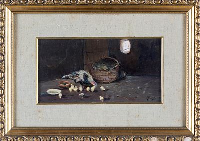 Chioccia con Pulcini