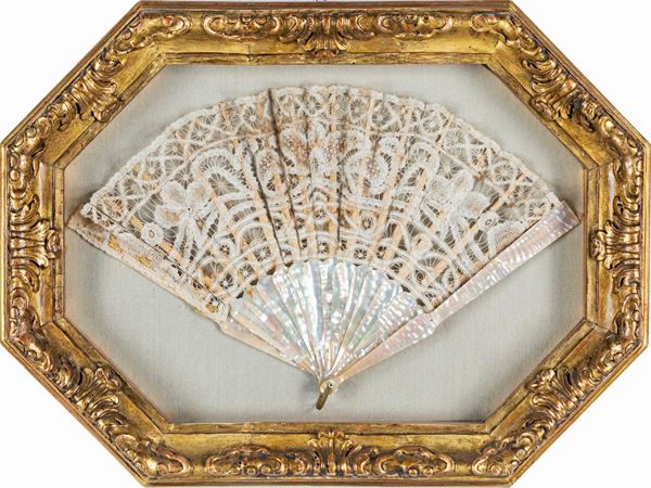 Ventaglio pieghevole, seconda metà del XIX secolo