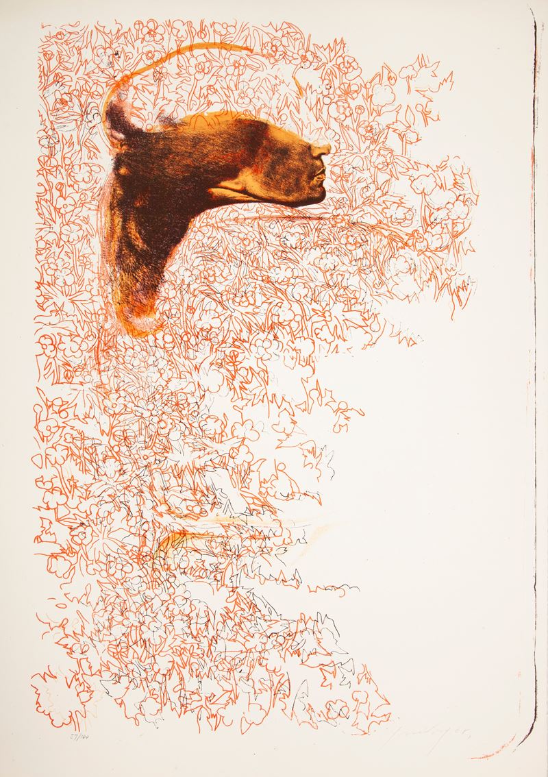 Piero Guccione - Ritratto della Sig.ra M.