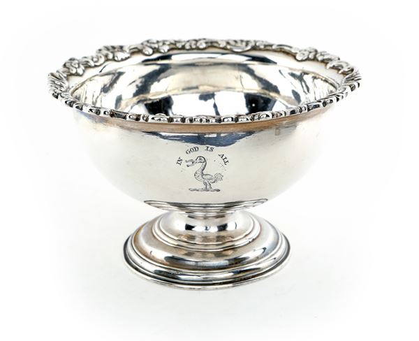 Coppa in argento, Londra 1748, orafo Alexander Johnston