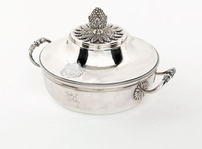 Legumiera in Argento con Coperchio, Parigi 1787