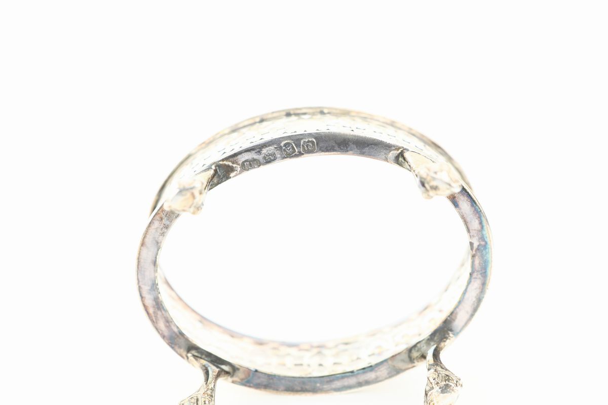 Tre Saliere in Argento, Londra 1776, Argentiere R.h.