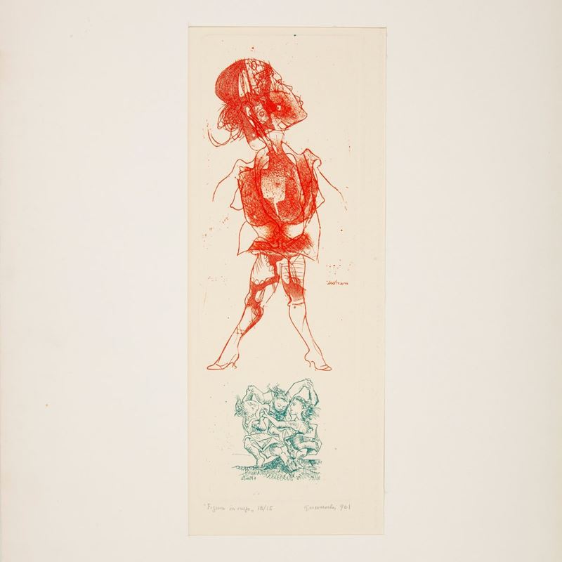 Giuseppe Guerreschi - Figura in Rosso