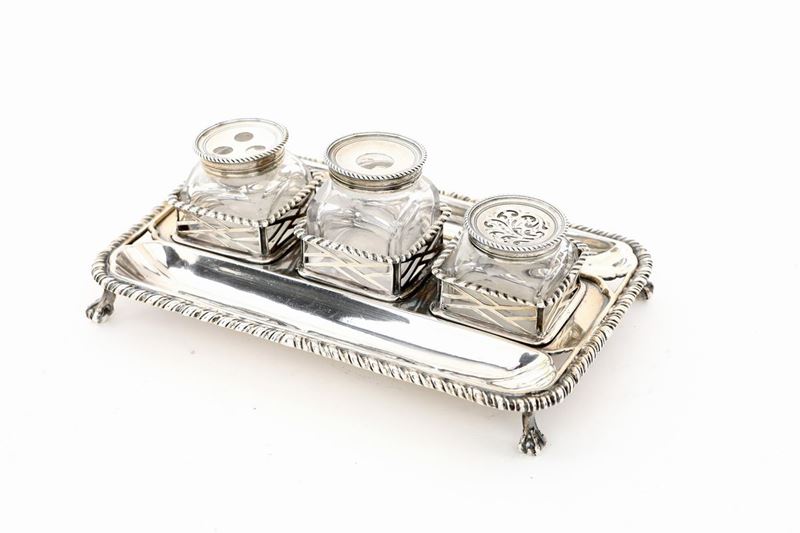 Calamaio in Argento D'epoca Giorgio III, Londra 1765